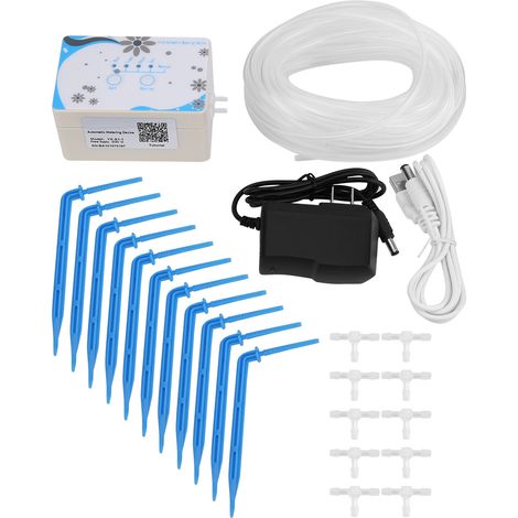 Kit d'arrosage automatique intelligent avec application, système goutte-à-goutte ABS 10m pour jardin et plantes d'intérieur (1/5)