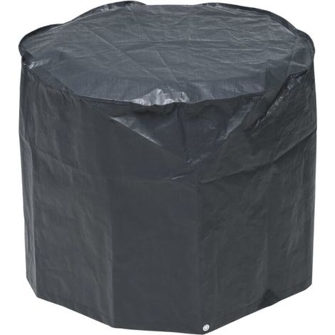 Housse de barbecue au charbon 60 x 73 cm Résistante aux UV Corde de maintien Protection contre la poussière et la pollution Nature (1/3)