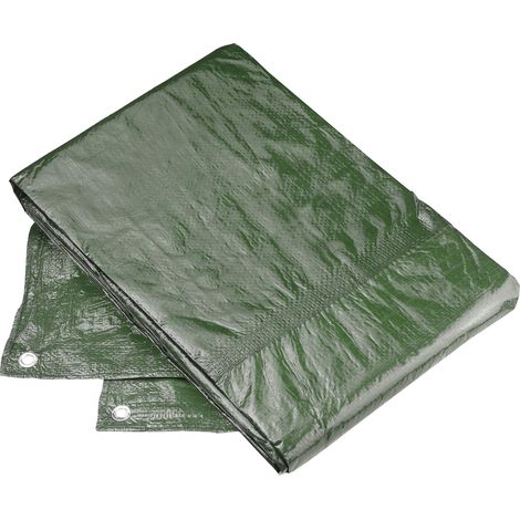 telone robusto 3x4MT  in polietilene resistente,rivestimento su entrambi i lati, impermeabile,resistente ai raggi UV, lavabile, con bordi rinforzati e occhielli in alluminio per un fissaggio stabile,  (1/4)