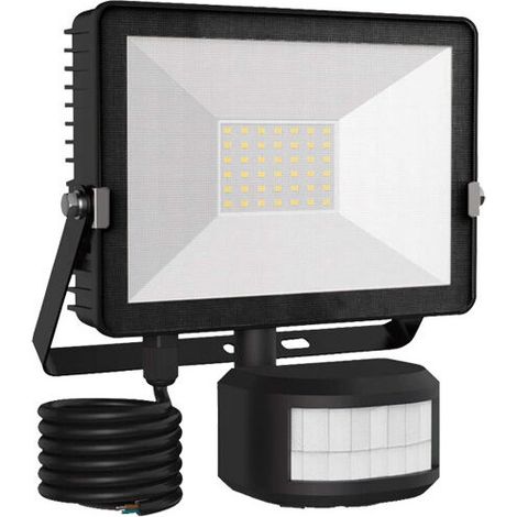 Projecteur LED Extérieur Détecteur de Mouvement Spot LED Extérieur Détecteur 6500K Blanc Froid, Lumière de Sécurité [Classe énergétique ] (1/4)
