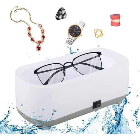 Nettoyeur a Ultrasons, Appareil de Nettoyage Ultrasons, Machine de Nettoyage de Bijoux de Bain à ultrasons pour Lunettes (1/4)