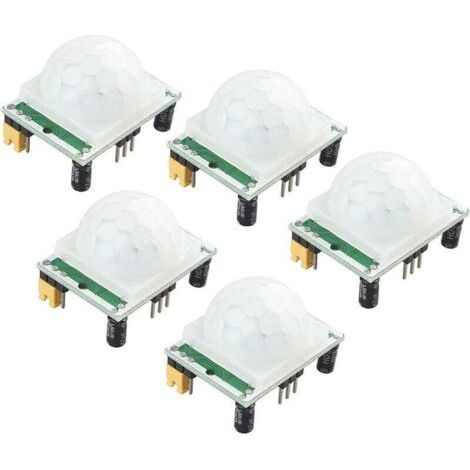 5 pcs Corps humain Pyroelectric détecteur de capteur de détection de mouvement PIR infrarouge modules