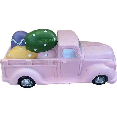 Camions roses de ferme, souvenirs de Pâques, cadeaux ou objets de collection (1/4)