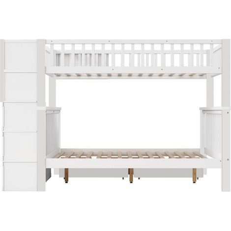 Lot de 2 stores enrouleurs N634P250625W, voilage occultant, tissu polyester, blanc, 250x160 cm, protection solaire fenêtre, installation facile. (1/3)