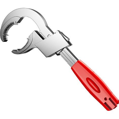 Petite Clé Réglable Clé de Cuisine, à Molette Ergonomique pour Plomberie, Bricolage, Bâtiment, Cuisine et Salle de Bains (1/5)