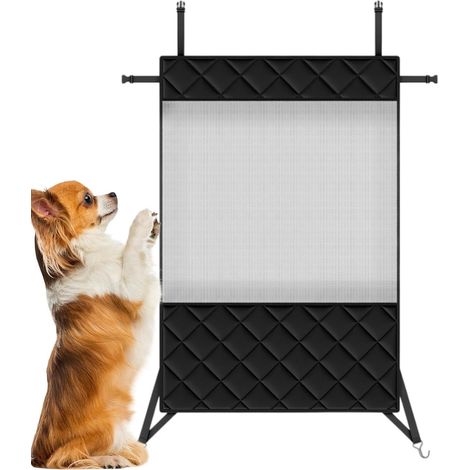 Barrière pour chien – Protection élastique universelle de 45 x 70 cm, écran de séparation automobile, système de retenue pour chiots et chatons Accès de transport croisé pour monospace à (1/5)