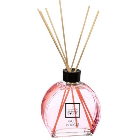 Diffuseur de Parfum & 6 Bâtonnets "Haly" 50ml Fruits Rouges (1/3)