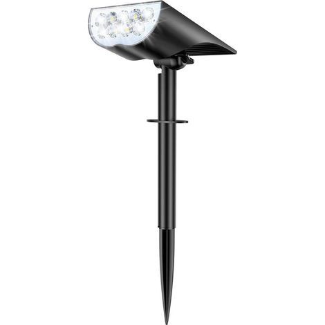 Wasserdichte Solar-Außenstrahler, 3 Beleuchtungsmodi, Solar-Gartenbeleuchtung, Dämmerungssensor, IP65, Kaltweiß, 1 Stück (1/5)