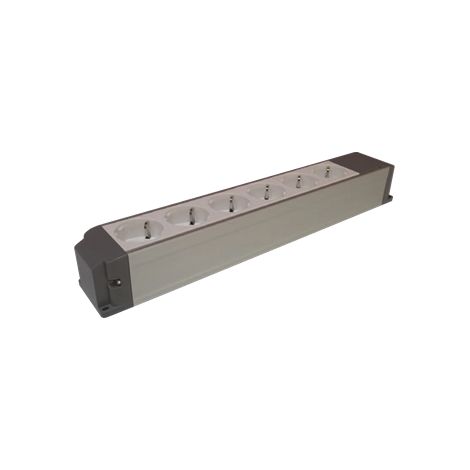 Bloc module nu en aluminium 4 prises l55 x L285 x P50 CP8009