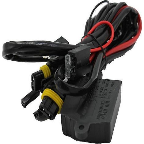 Faisceau de relais HID H4 9003, contrôleur bi-xénon Hi/Lo, faisceau de câblage de relais HID 12 V 35 W (1/5)