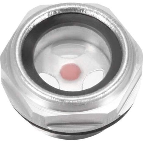 Indicatore livello olio, spia livello olio, raccordo per compressore d'aria, tappo in lega di alluminio con filettatura maschio da 1/2 PT e O-ring (1/5)