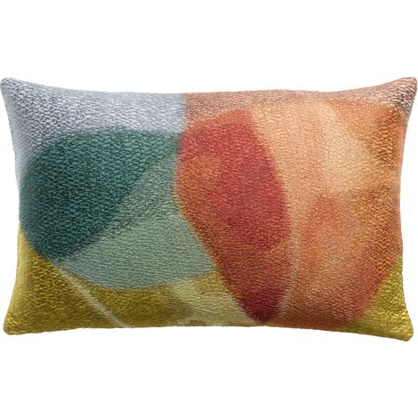 VIVARAISE - Coussin brodé Vivaraise Nevio - Multicolore (30 x 50 cm) en 100% coton (1/3)