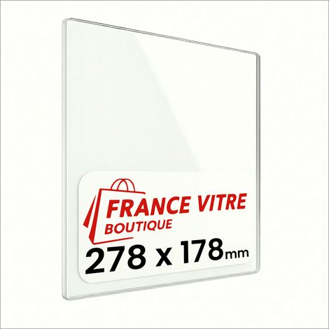 CHARNWOOD - modèle : country-12 - 278 x 178 x 4 mm - Vitre de cheminée pour insert et poêle à bois - verre de rechange - jusqu'à 800°C (1/5)