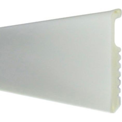 BATTISCOPA 75X8 POLISTIRENE LISCIO 200 CM BIANCO- 10,0 pz