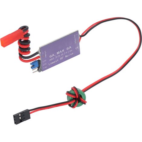 Module externe de régulateur de tension UBEC pour hélicoptères RC, entrée de batterie 7-25.5V, sortie 5V 6V 7.4V 6A (1/5)