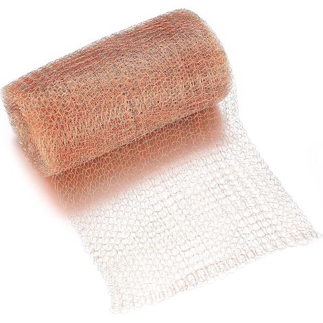 12,7 cm x 6 m Maille de Cuivre, Filets pour Jardin, Grillage Anti Rongeur Protection Contre Limaces Insectes (1/4)