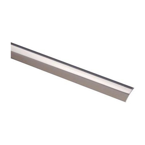 Barre de seuil adhésive - Longueur 0,93 m - Inox poli - Profilpas (1/2)