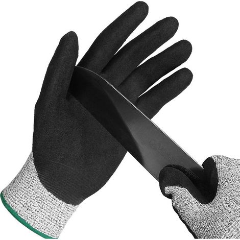 Gant Anti Coupure,Gant Huitre La Protection De Niveau 5 En Treillis Métallique En Acier inoxydable Convient Aux Gants De Travail Pour Les Huîtres,La coupe De Viande, Le Jardinage Et La Sculpture(M) (1/5)