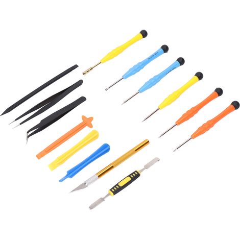 Kit de réparation électronique 14 pièces ABS et acier pour ordinateur, téléphone et maison (1/5)