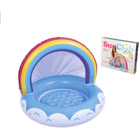 Piscina per bambini arcobaleno 95x66cm