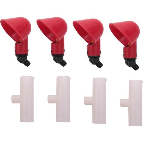 Poule Waterer Cups, poule Waterer pour poule Ducks Quail 4 pièces (1/5)