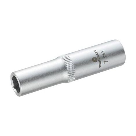 Douille 6 pans extérieurs 7 mm Longueur: 50 mm TOOLCRAFT 816096 Propulseur: 1/4" (6.3 mm) 1 pc(s) (1/2)