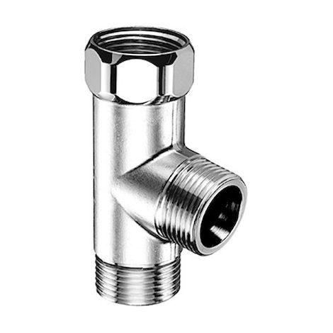 Schell T-Stück für NA- und Spültischventile, DN 20 3/4", Chrom (1/3)