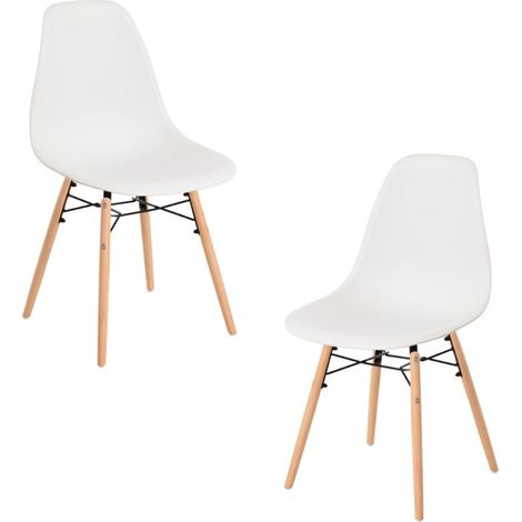 Packs Sillas Comedor - Pack 2 Sillas Besy - Blanco (1/5)