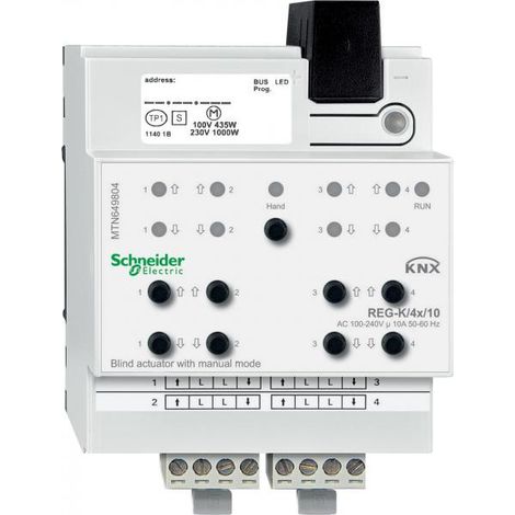 Attuatore per tapparelle Schneider Electric MTN649804 compatto 15,8 cm