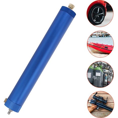 30MPa Öl-Wasser-Abscheider, PCP-Luftkompressorpumpe, 4500Psi Hochdruckluftfilter, Tauchabscheider (blau). (1/5)