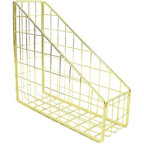panier de rangement métallique pour dossiers