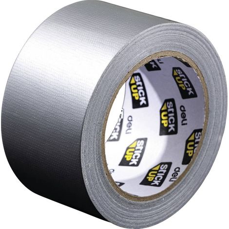 DELI D266795 Nastro in tessuto Argento (L x L) 20 m x 4.8 cm 1 pz. (1/5)