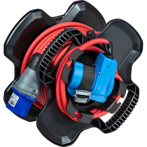 Enrouleur de câble compact X-GUM camping-car, bateau, commerce - H07RN-F 3G2,5 15m