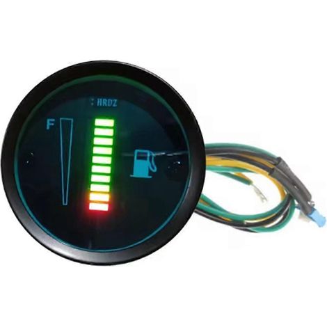 24V Universal-Kraftstoffstandanzeige für Auto und Motorrad (52 mm) mit 8 LEDs (1/5)