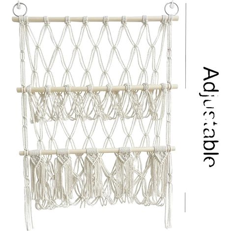 Hamac de rangement pour peluches, monté au mur, utilisation polyvalente, B (1/2)