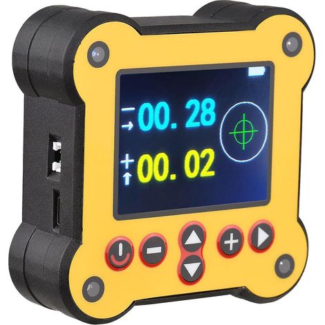 Magnetische digitale Zweiachsen-Wasserwaage, 0,02° Genauigkeit, Neigungsmesser mit Ausgang