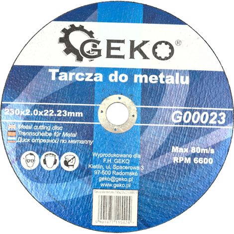 Disque de coupe métal 230x2.0 (25/50/100) (1/3)