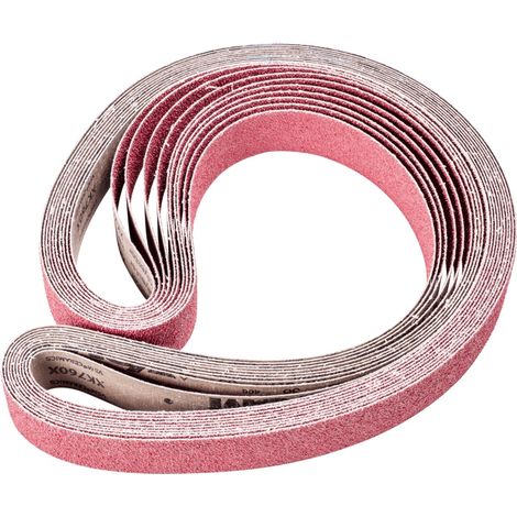 PFERD TOOLS Keramikkorn Schleifband BA 50x2000mm CO36 höchster Abtrag auf Stahl mit Bandschleifer 10 Stk (1/5)
