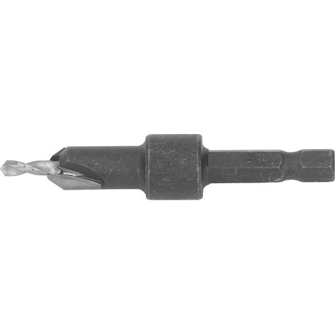 Senkbohrer 1/4 x 3,3 Sechskantschaft, Hartmetall, verstellbares Bohrwerkzeug für die Holzbearbeitung (1/5)