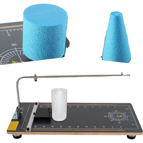 Machine de découpe en mousse de polystyrène, température réglable 50-300℃, grande table de 3878cm, découpe de haute précision (1/5)