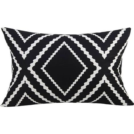 Housse de coussin extérieur en polyester avec revêtement imperméable, modèle à zipper inséré, 1 pièce (1/5)