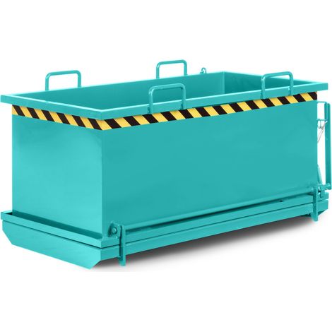 RR Industrietechnik Klappbodenbehälter Typ RKB 1810x1010x845mm 1000dm³ RAL 5018 Türkisblau