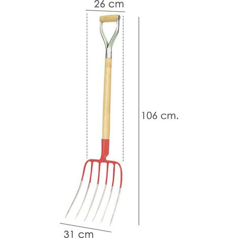 Forchetta Con Manico Ad Anello 560/6 Denti