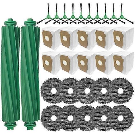 Accessoires et pièces détachées pour iRobot Roomba Plus 405/505 Combo : brosse principale, chiffon de nettoyage et sac à poussière (1/5)