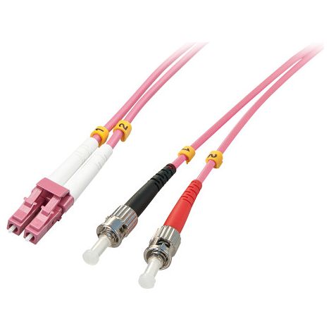 FIBRE OPTIC CABLE LC/ST OM4 1M