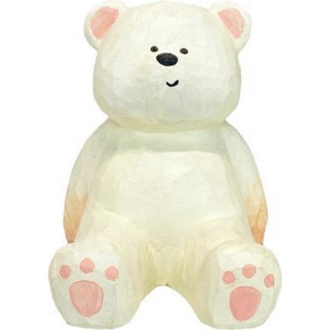 Support de téléphone ours/éléphant mignon, décoration de bureau en bois, stabilisateur pour smartphone, support de téléphone pour la maison/le bureau, présentoir de bureau, forme d'ours 1 (1/5)