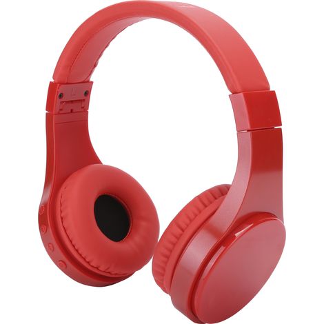 Casque sans fil Bluetooth à arceau, oreillettes stéréo, compatible carte mémoire (1/5)