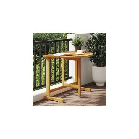 Table pliable de balcon 90x60x72 bois d'acacia solide (1/5)