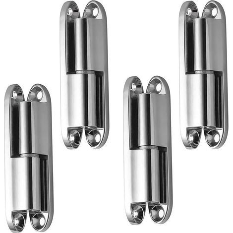 Charniere Porte 4 Pièces Paumelles de Porte, Charnières Porte Amovibles, Charnières Porte Silencieuses, Gond Porte, pour Portes D'armoires, Portes Pièces, Portes Meubles (1/4)