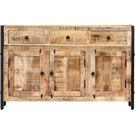 Maison Exclusive - Credenza 120x35x76 cm in Legno Massello di Mango (1/5)